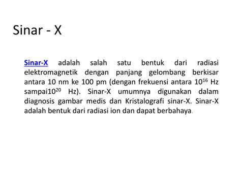 Materi Sinar X Homecare24