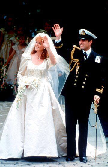 07-23-86 Waving to the well wishers outside Westminster Abbey Duchess ...