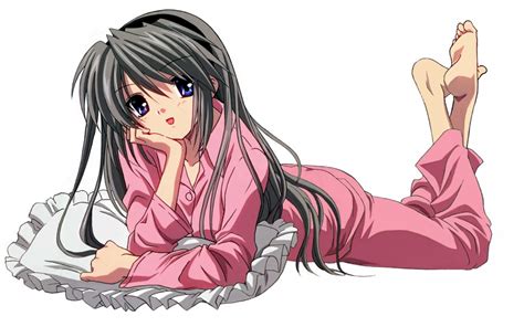 Fond Décran Illustration Anime Brunette Dessin Animé Clannad Oreiller Sakagami Tomoyo