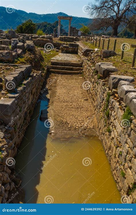 Kaunos Dalyan Mugla Turkey Ruins Of The Ancient City Of Kaunos Near