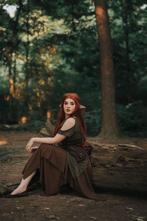 Forest Elf Cosplay Elf Cosplay Fairy Photoshoot Forest Elf