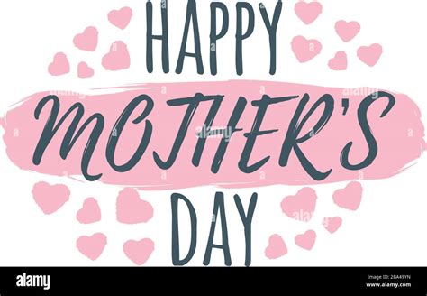 Happy Mother's Day banner, logo, label and poster. Design of ...