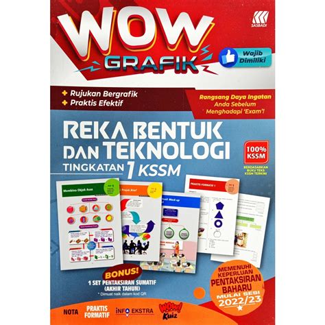 Buku Rujukan Wow Grafik Tingkatan 1 Edisi 2022 B Melayu Matematik