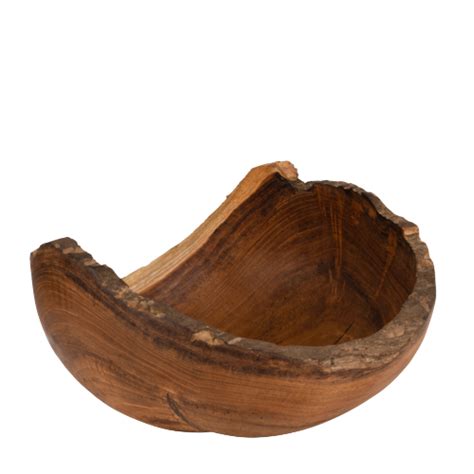 Bowl In Teak Wood Approx 30 Cm In Diameter And 10 Cm High Salad B