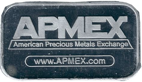 1 Oz Silver Apmex Bar United States Numista