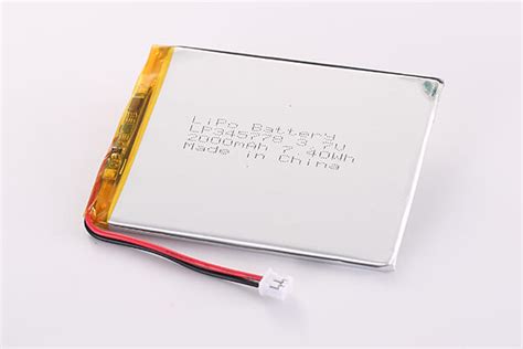 37v Rechargeable Hot Selling Lithium Polymer Batteries Lp345778 2000mah Lithiumpolymer