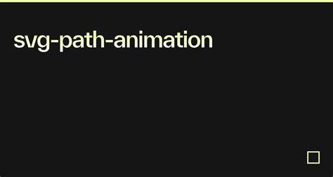 Svg Path Animation Codesandbox