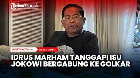 Idrus Marham Partai Golkar Bukan Milik Keluarga Kalo Jokowi Mau