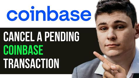 How To Cancel A Pending Coinbase Transaction 2025 Full Guide Youtube