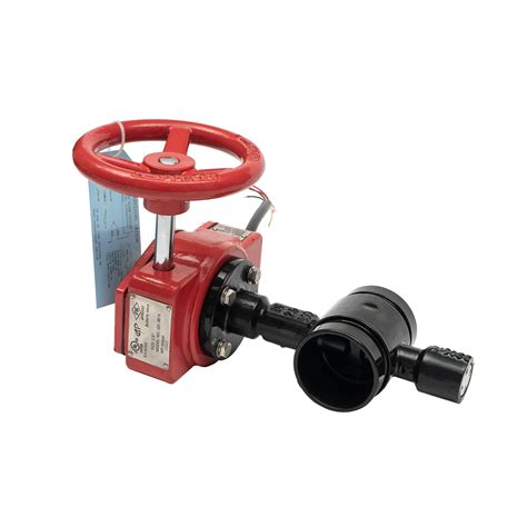 Inch Dn Fm Ul Approved Psi Grooved Butterfly Valve With