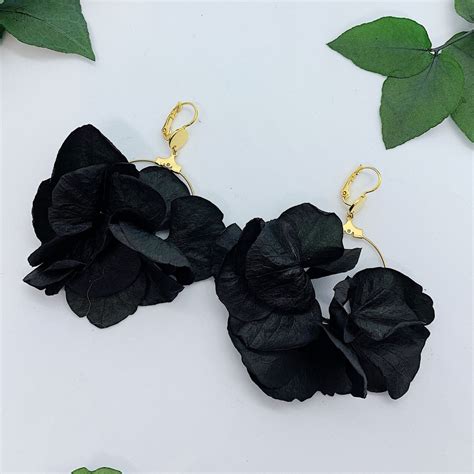 Boucles d oreilles Mini Rhea en fleurs stabilisées BFlower Comptoir