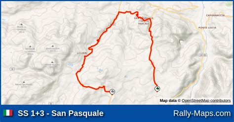 SS 1 3 San Pasquale Stage Map Rally Storico Costa Smeralda 2021