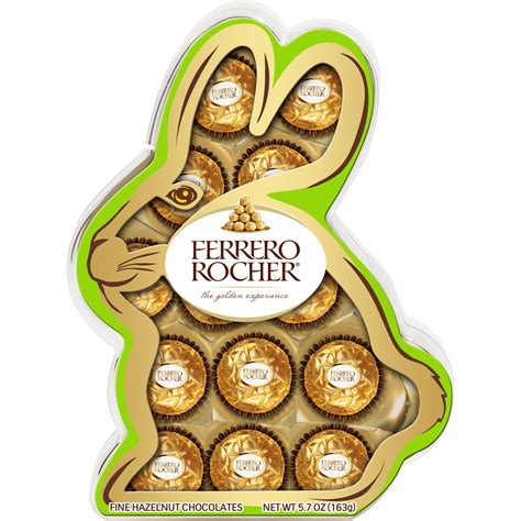 Ferrero Rocher Fine Hazelnut Milk Chocolate Easter Bunny T Box 13