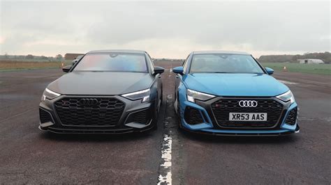 Sibling Rivalry Audi Rs3 And S3 Drag Race To The 14 Mile Line