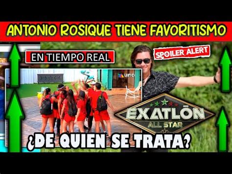 IMPACTANTE ANTONIO ROSIQUE ROSIQUE TIENE FAVORITO DE QUIEN SE TRATA