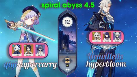 Spiral Abyss Qiqi C Hypercarry Neuvillette C R Hyperbloom