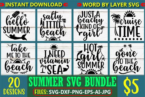 Summer Beach SVG Bundle Bundle Creative Fabrica