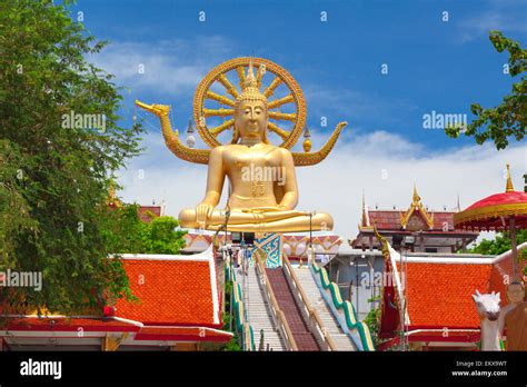 Big Buddha Statue On Koh Samui Thailand Stock Photo Alamy