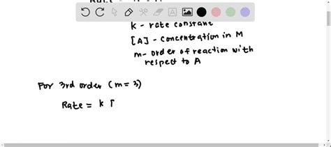 SOLVED Give The Units Of The Rate Constant For A Unimolecular