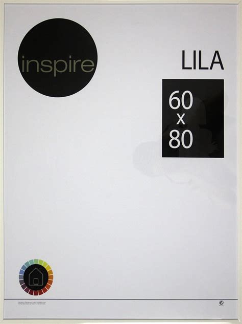 Marco INSPIRE Lila Blanco 60x80 Cm Leroy Merlin