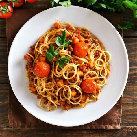 Spaghetti à La Bolognaise Maison Boucherie Madina Daoudi