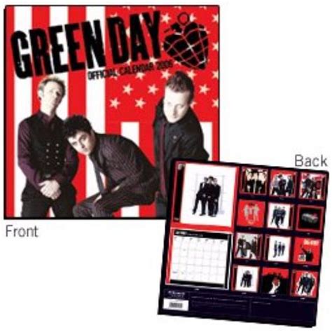 Green Day Official Calendar 2006 Uk Calendar 328566 C10167