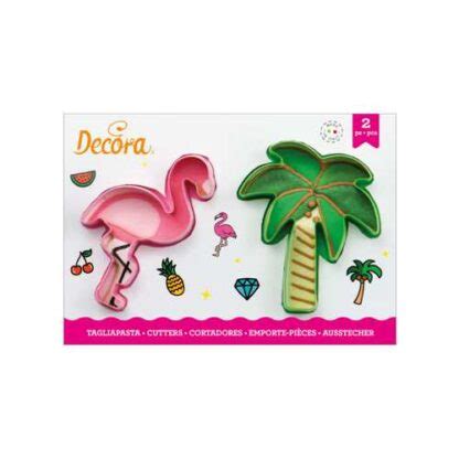 Koekjes Uitsteker Set Flamingo Palmboom Bakgoed Nl