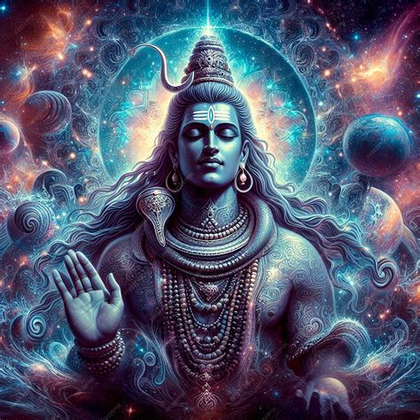 Premium Photo Lord Shiva 3d Wallpaper Banner Mahadev Ai Generated