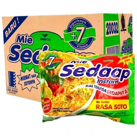 Jual Mie Sedaap Soto Isi 40 Pcs1 Dus Indonesiashopee Indonesia