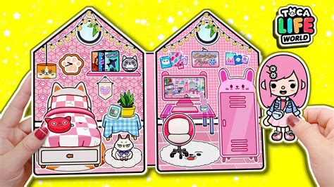 Toca Life World Quiet Book 45 Cat House In Quiet Book YouTube