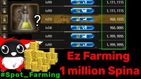 Spot Farming Spina Toram Online 2022 1m Ez Newbie YouTube