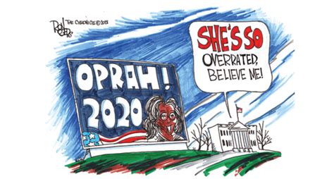 Editorial Cartoon Oprah Ws Chronicle