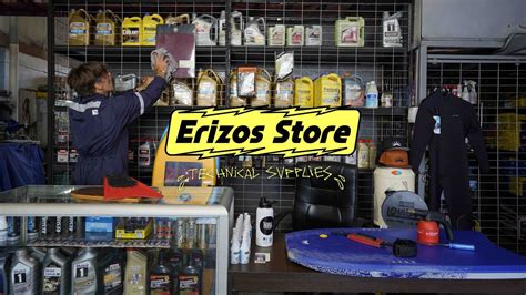 Erizos Store Technical Supplies YouTube