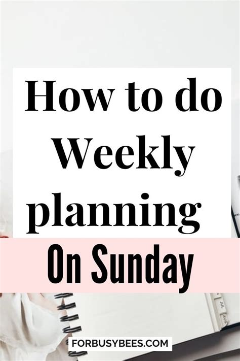 Weekly Planning Secrets For Work Life Balance Artofit