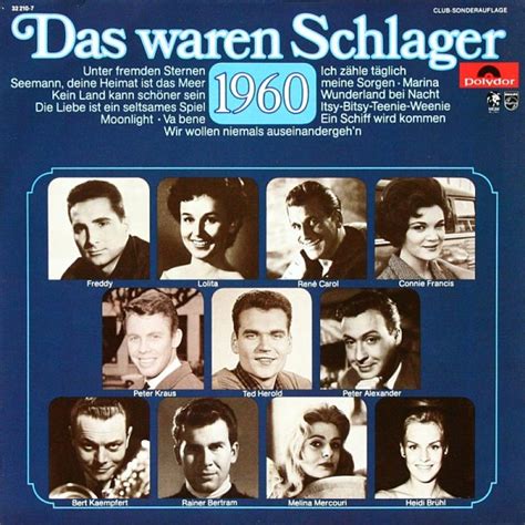 Das Waren Schlager 1960 Hitparade Ch