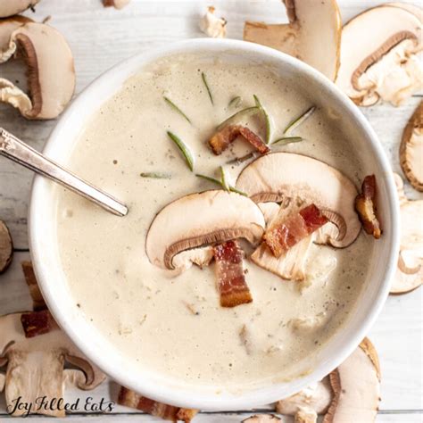 Keto Mushroom Soup - Low Carb Keto Soup Recipe | Joy Filled Eats