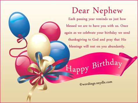 Nephew Birthday Messages: Happy Birthday Wishes for Nephew Wordings and ...