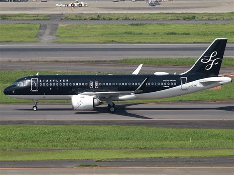 スターフライヤー Airbus A320neo JA28MC 羽田空港 航空フォト by FT51ANさん 撮影2023年07月07日