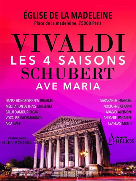 Les 4 Saisons de Vivaldi Ave Maria et Célèbres Adagios BAM Ticket