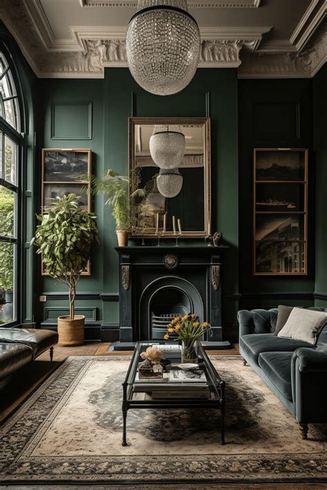 10 Inviting Dark Green Living Room Ideas To Create A Cosy Space