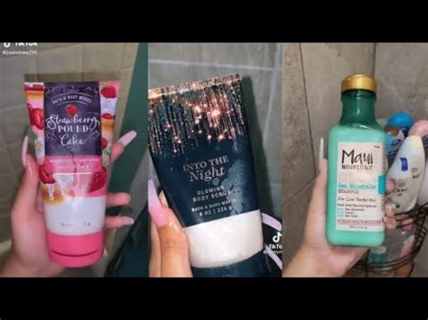 Aesthetic Showertok Shower Routine Youtube