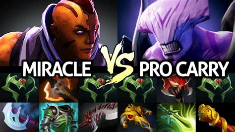 Miracle Anti Mage Vs Madness Faceless Void Battle Carry In Ranked