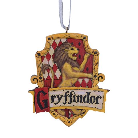 Harry Potter Gryffindor Crest Christmas Tree Decoration Elbenwald