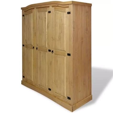 Armoire De Chambre En Pin Mexicain Ovonni Gamme Corona Portes