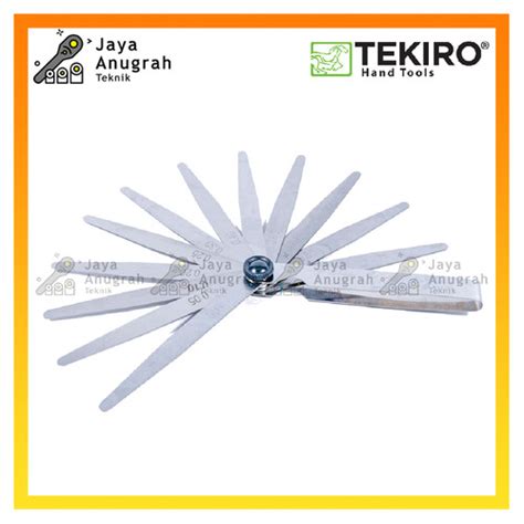 Jual Feeler Gauge Tekiro Set 13pcs Fuller Puler Alat Ukur Celah