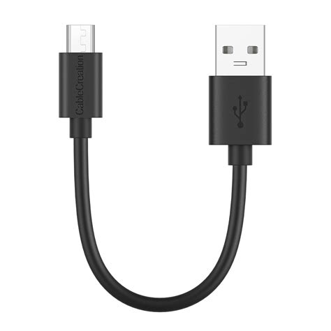 Cablecreation Micro Usb Charging Cable 6 Inch Short Usb To Micro Usb Cable High