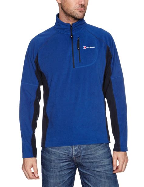 Berghaus Spectrum Mens Half Zip Pullover Micro Fleece Top New With