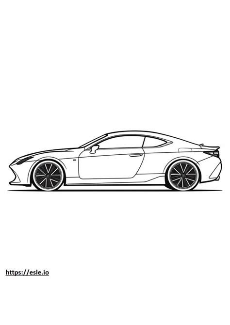 Lexus Rc 300 Awd 2024 Para Colorir