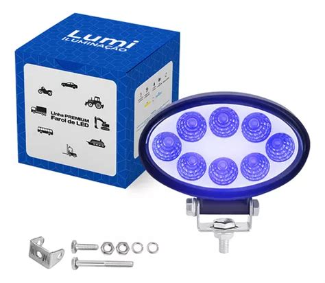 Par Refletor Holofote Luminaria Farol Leds V V Cor Da Carca A