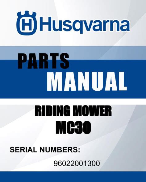 Husqvarna Parts Manual